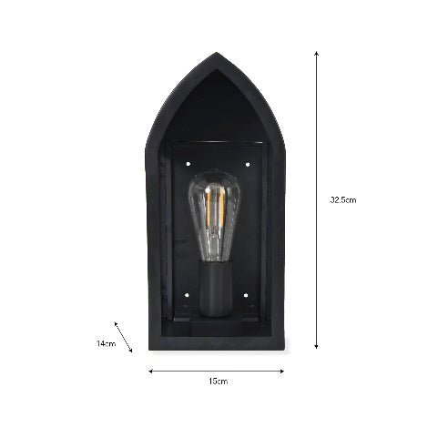 Fairford Outdoor Wall Light Lantern - Carbon4 - Duck Barn Interiors