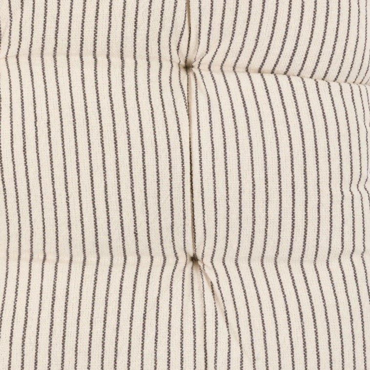 Fairford Woven Strip Seat Pad Cushion - Cream6 - Duck Barn Interiors
