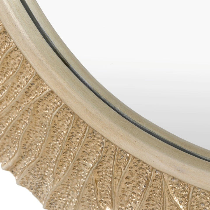 Falia Round Mirror - Gold7 - Duck Barn Interiors