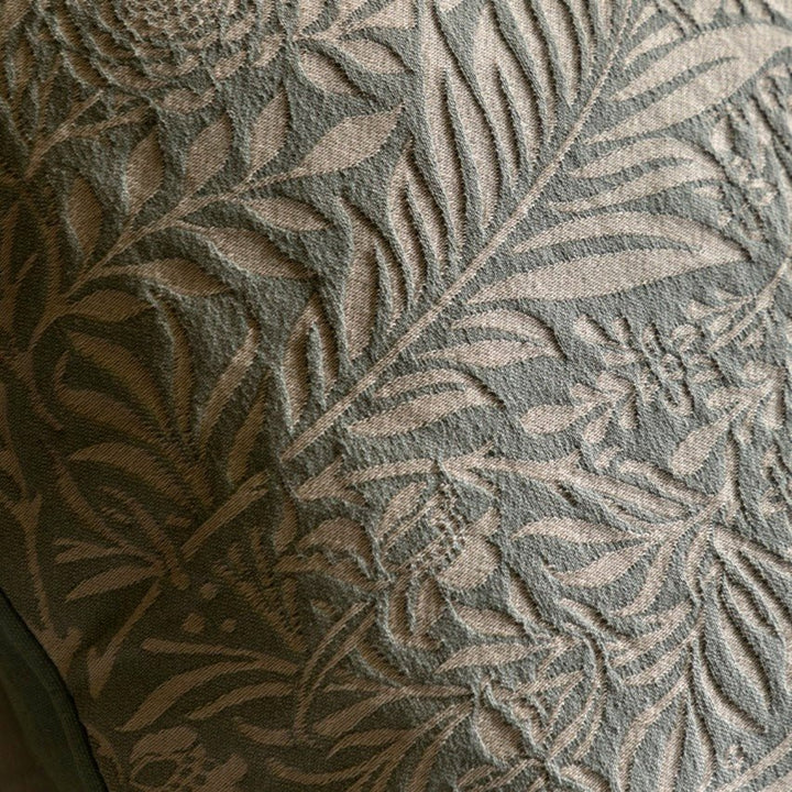 Fallow Leaf Woven Cushion - Duck Egg6 - Duck Barn Interiors