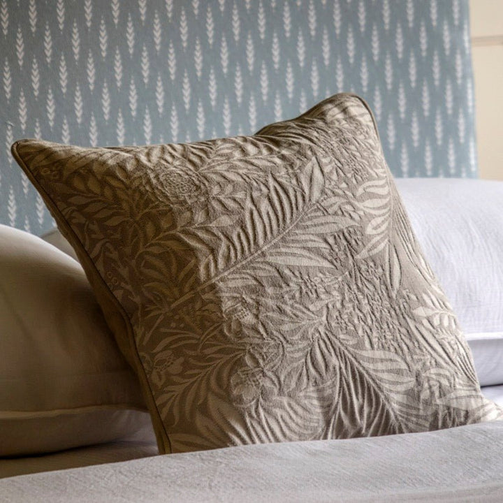 Fallow Leaf Woven Cushion - Natural1 - Duck Barn Interiors