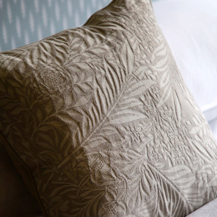 Fallow Leaf Woven Cushion - Natural6 - Duck Barn Interiors