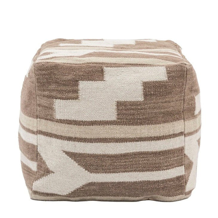 Falun Tonal Pouffe - Biscuit4 - Duck Barn Interiors