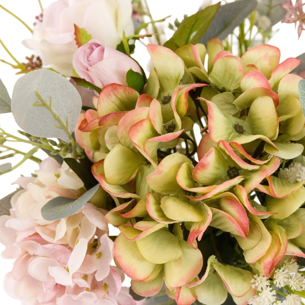 Faux Hydrangea Ceramic Vase Arrangement9 - Duck Barn Interiors