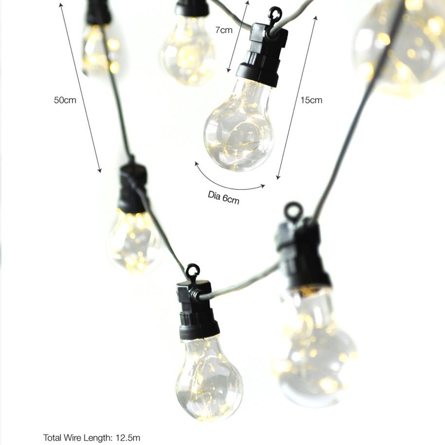 Festoon Classic Lights - Black3 - Duck Barn Interiors