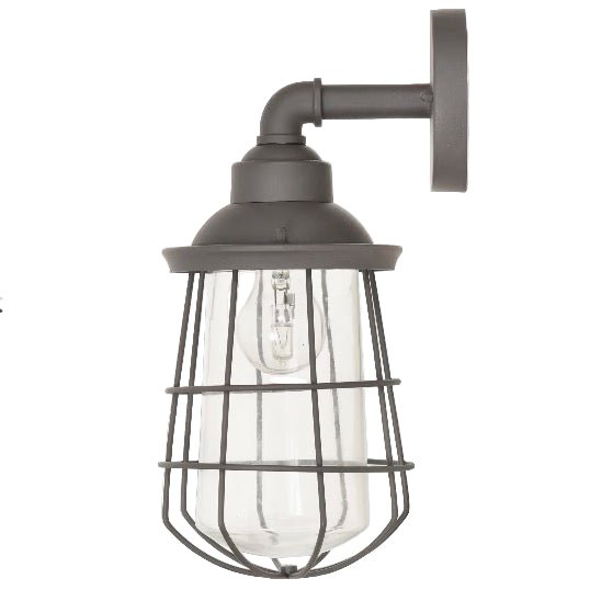 Finsbury Outdoor Wall Light - Charcoal1 - Duck Barn Interiors