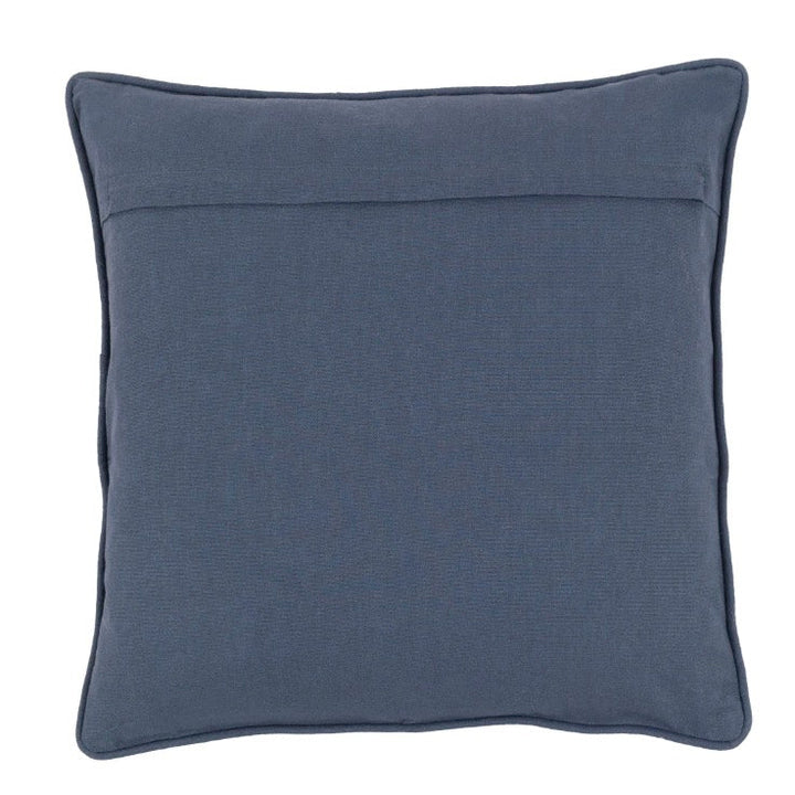 Fleur Embroidered Cushion Ink Blue5 - Duck Barn Interiors