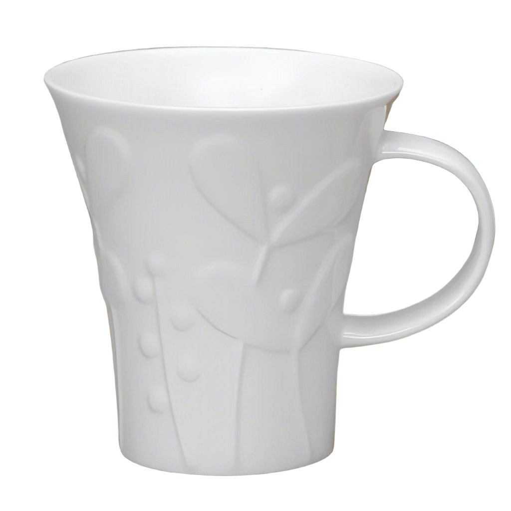 Flute White Bone China Mug - Seedling1 - Duck Barn Interiors