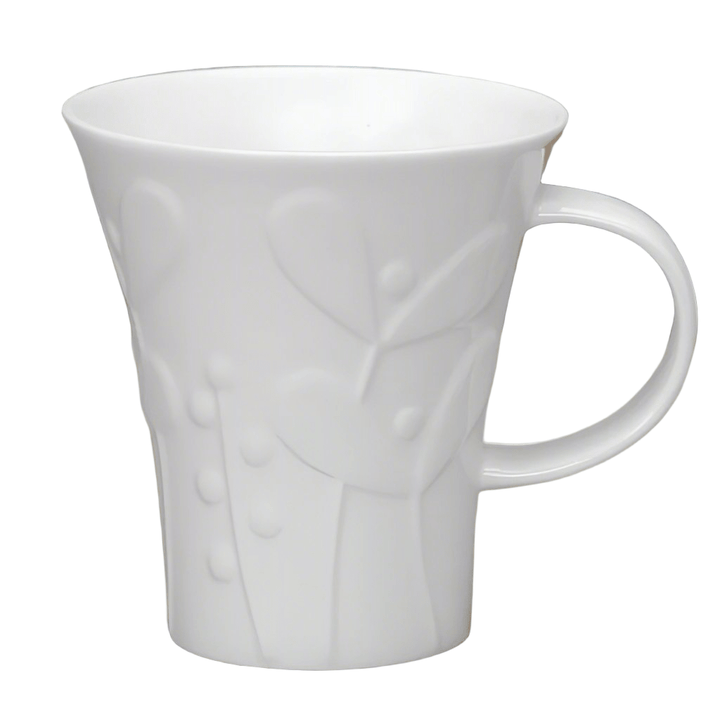 Flute White Bone China Mug - Seedling1 - Duck Barn Interiors