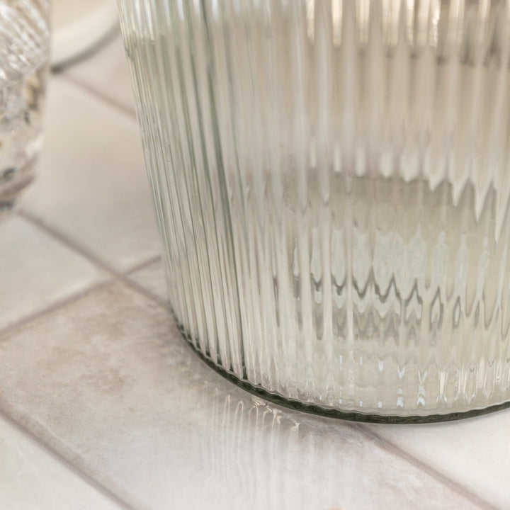 Fluted Glass Ice Bucket4 - Duck Barn Interiors