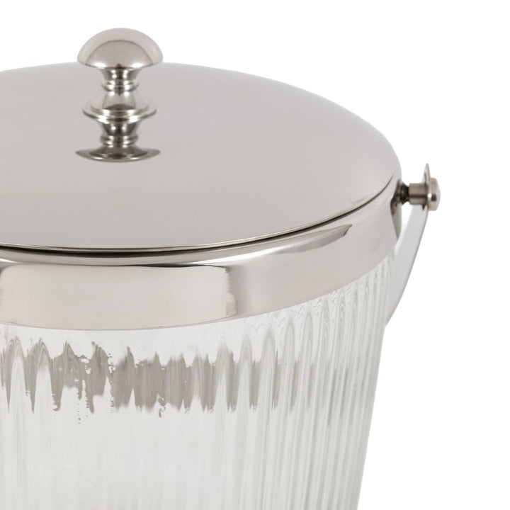 Fluted Glass Ice Bucket5 - Duck Barn Interiors
