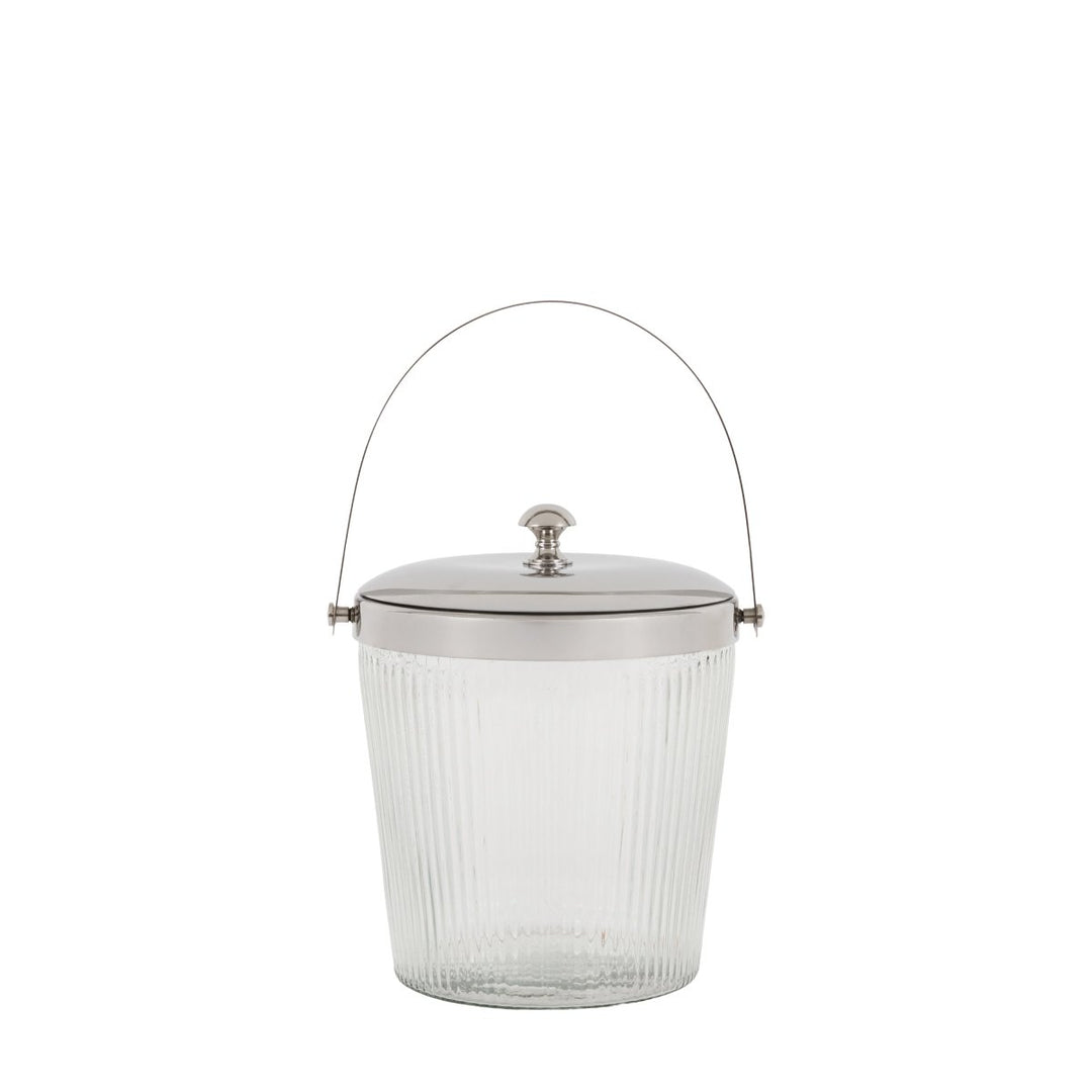 Fluted Glass Ice Bucket7 - Duck Barn Interiors
