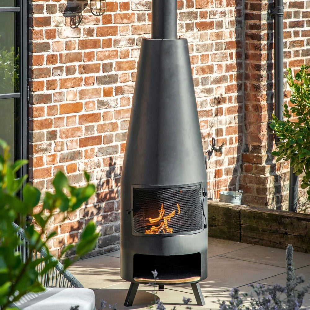 Foligno Chiminea with Pizza Shelf1 - Duck Barn Interiors