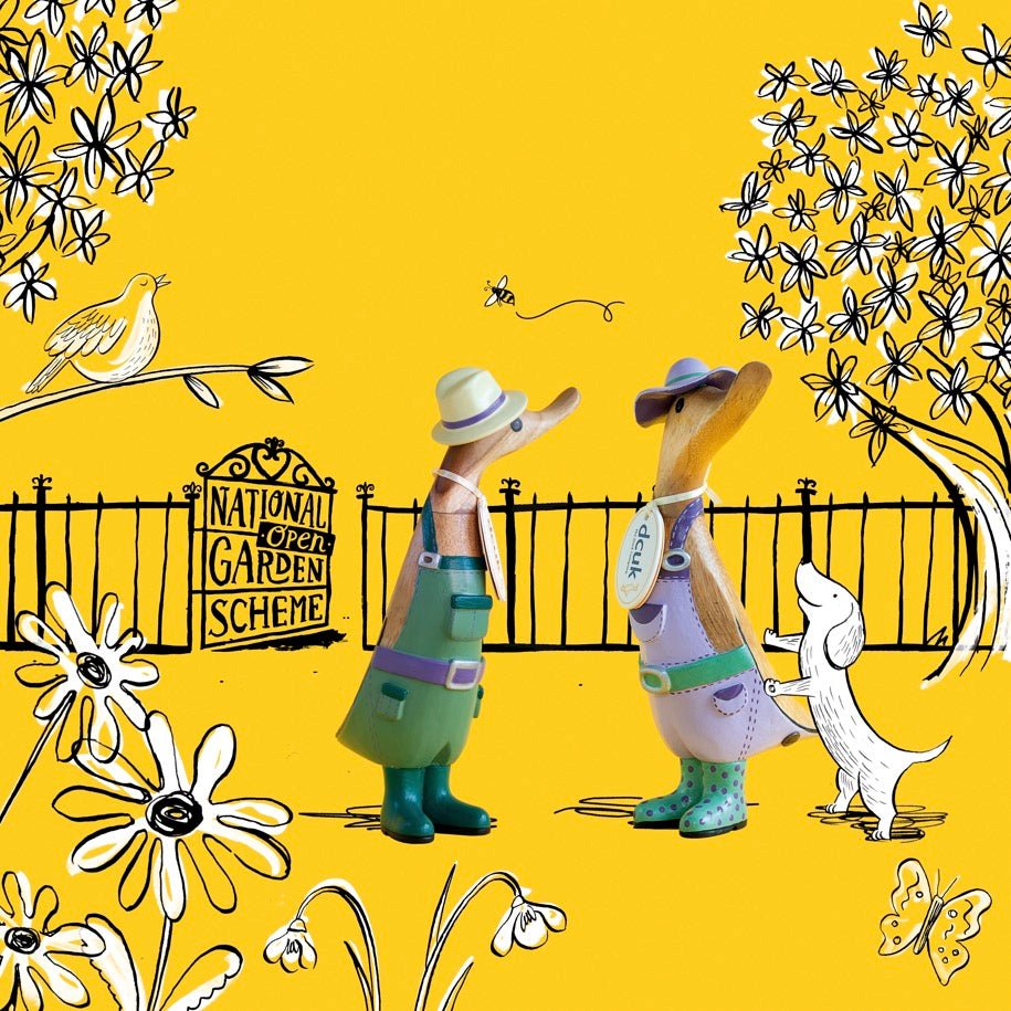 Gardener Duckling in Welly Boots - Green7 - Duck Barn Interiors