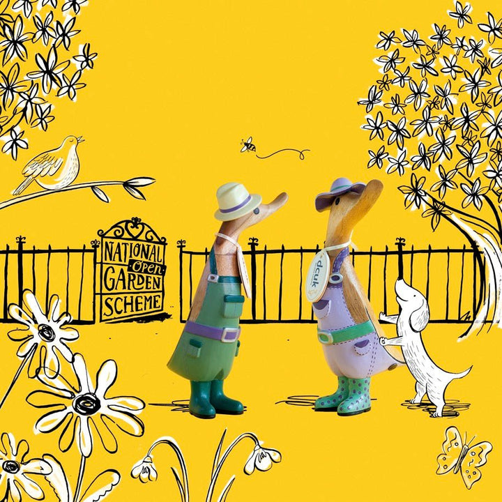 Gardener Duckling in Welly Boots - Green7 - Duck Barn Interiors