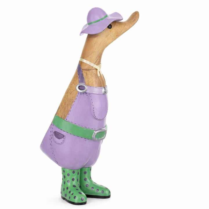 Gardener Duckling in Welly Boots - Lavender7 - Duck Barn Interiors