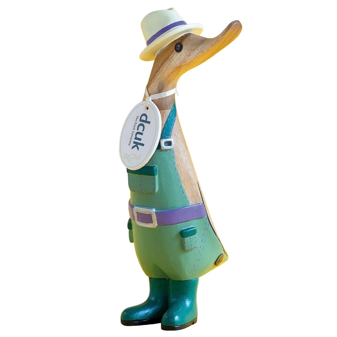 Gardener Duckling in Welly Boots - Lavender4 - Duck Barn Interiors