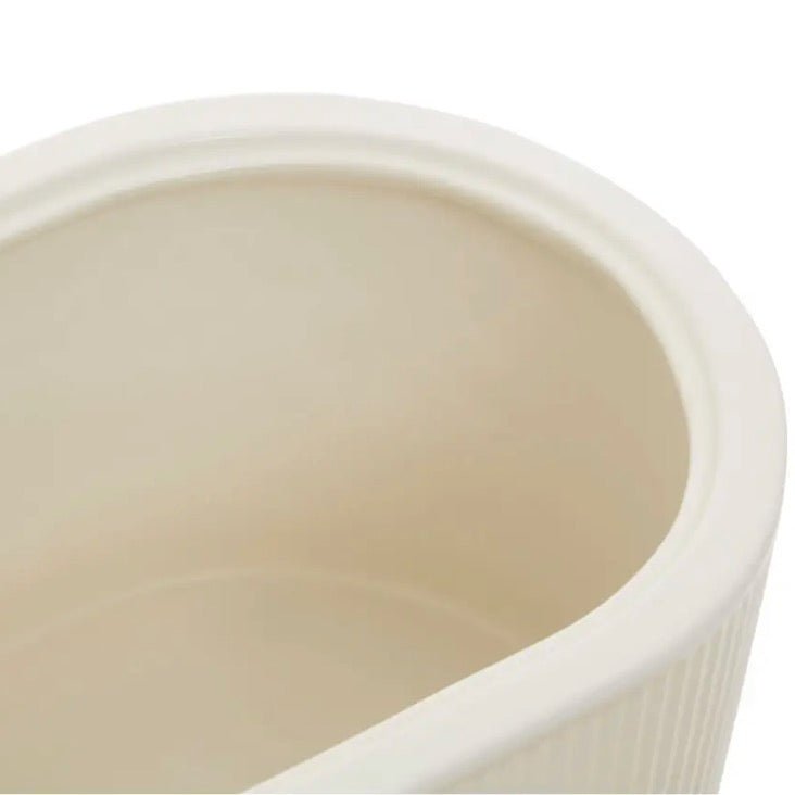 Geome Cream Bread Bin in Stoneware6 - Duck Barn Interiors