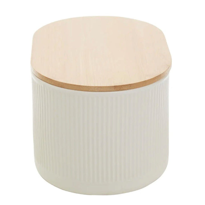 Geome Cream Bread Bin in Stoneware2 - Duck Barn Interiors
