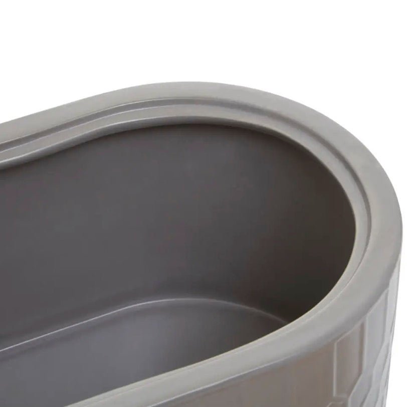 Geome Grey Bread Bin in Stoneware6 - Duck Barn Interiors