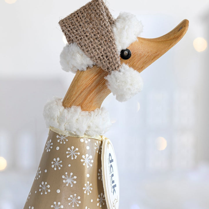 Gilded Caramel Duckling in Gold Star Cloak7 - Duck Barn Interiors