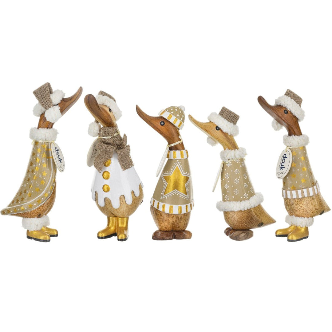 Gilded Caramel Duckling with Gold Buttons6 - Duck Barn Interiors