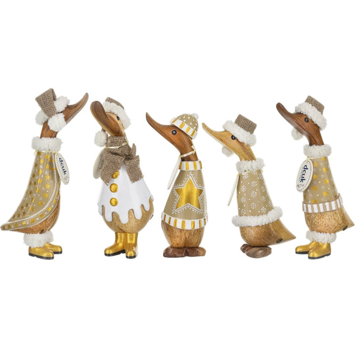 Gilded Caramel Duckling with Gold Buttons6 - Duck Barn Interiors