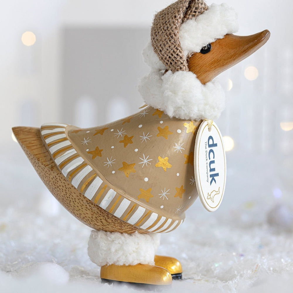 Gilded Caramel Jumper Ducky - Gold Stars2 - Duck Barn Interiors