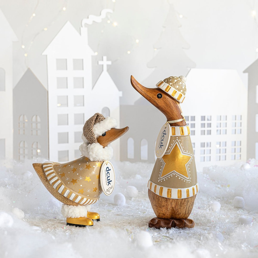 Gilded Caramel Jumper Ducky - Gold Stars7 - Duck Barn Interiors