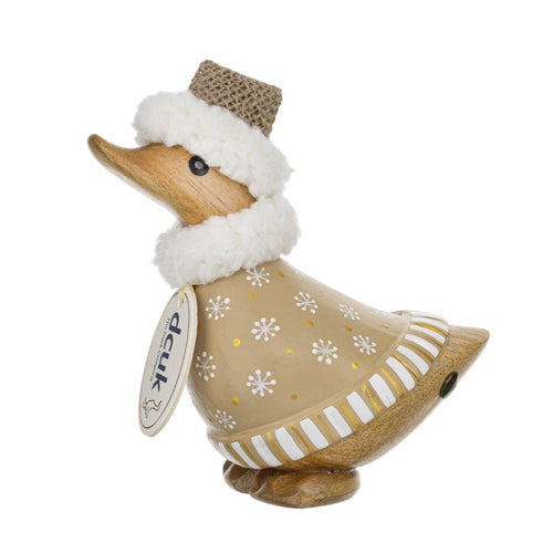 Gilded Caramel Jumper Ducky - Snowflakes