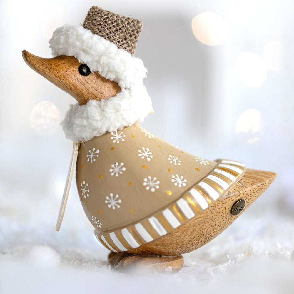 Gilded Caramel Jumper Ducky - Snowflakes2 - Duck Barn Interiors