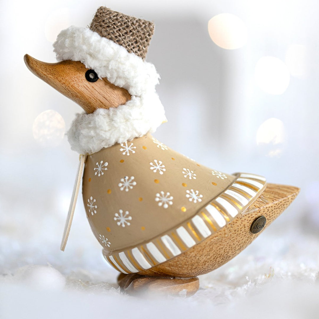 Gilded Caramel Jumper Ducky - Snowflakes2 - Duck Barn Interiors