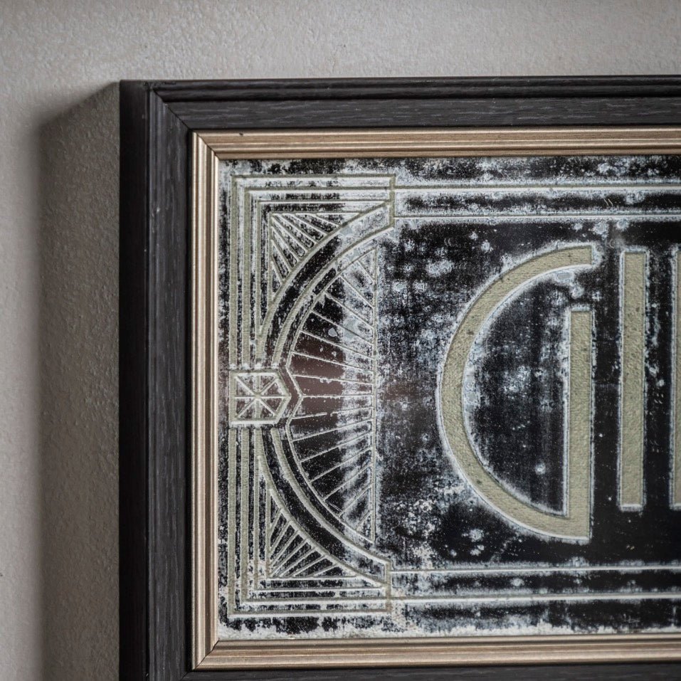 Gin Bar Printed Mirror3 - Duck Barn Interiors