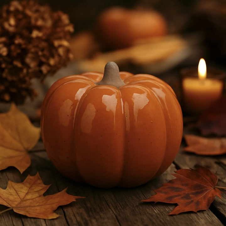 Gisela Graham Orange Pumpkin - Large3 - Duck Barn Interiors