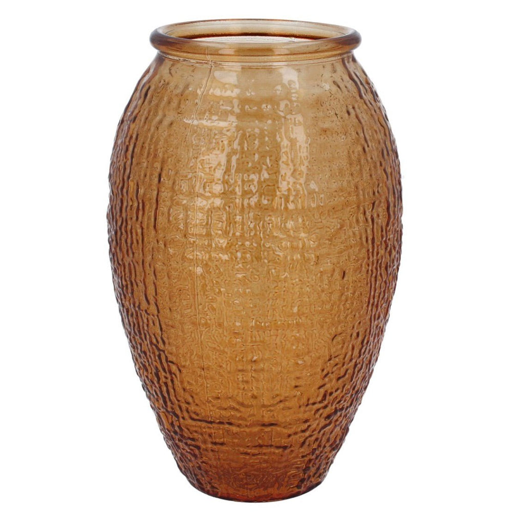 Gisela Graham Orange Textured Vase1 - Duck Barn Interiors