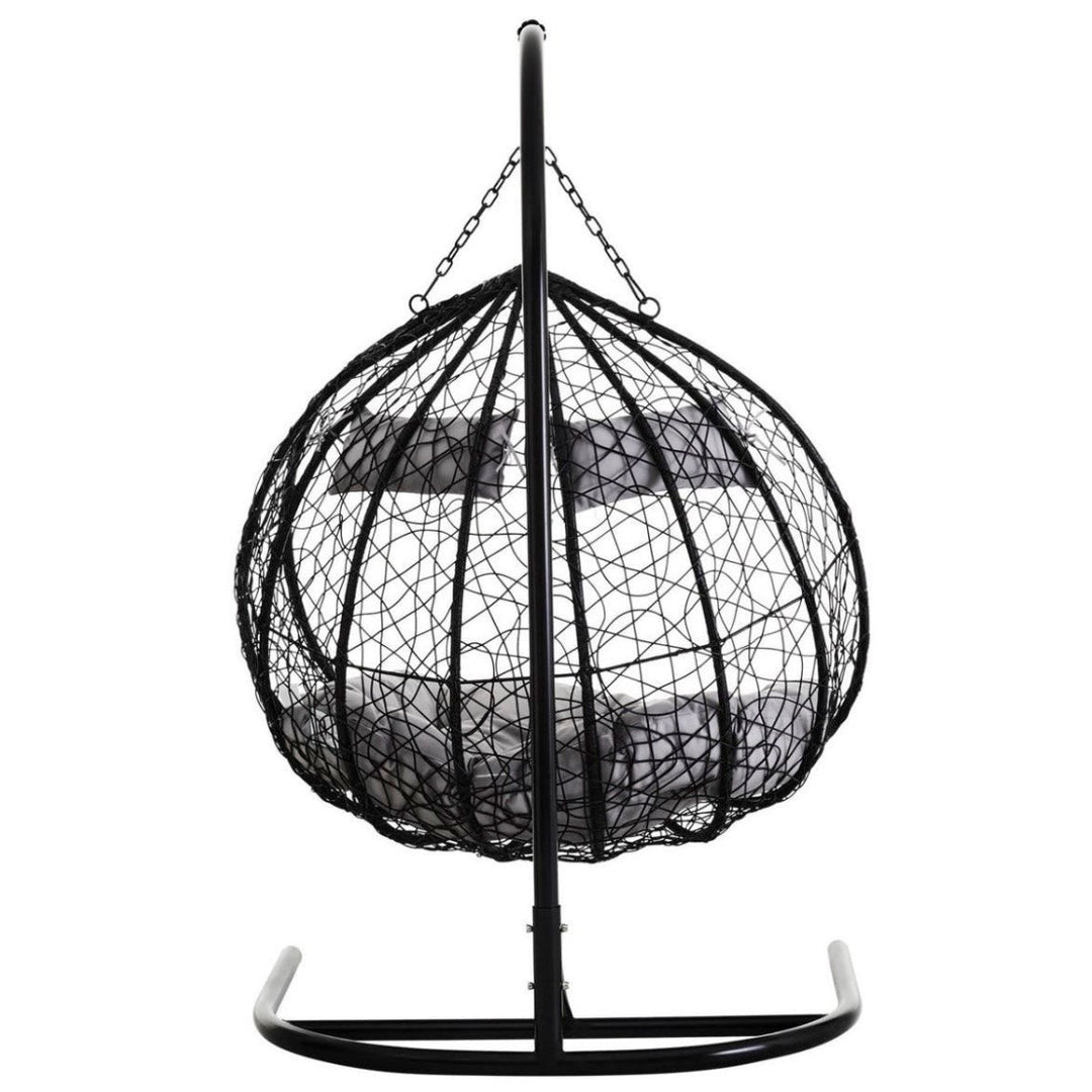 Goa Black Double Hanging Chair6 - Duck Barn Interiors