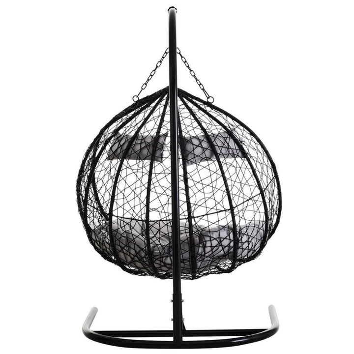 Goa Black Double Hanging Chair6 - Duck Barn Interiors
