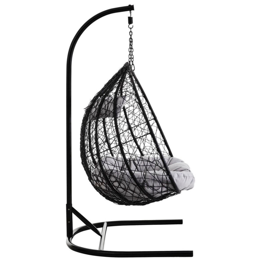 Goa Black Double Hanging Chair5 - Duck Barn Interiors
