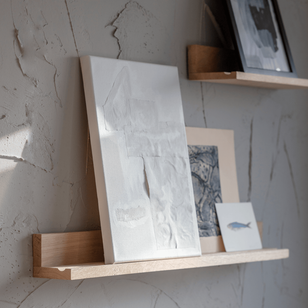 Hambledon Oak Picture Shelf - Large2 - Duck Barn Interiors