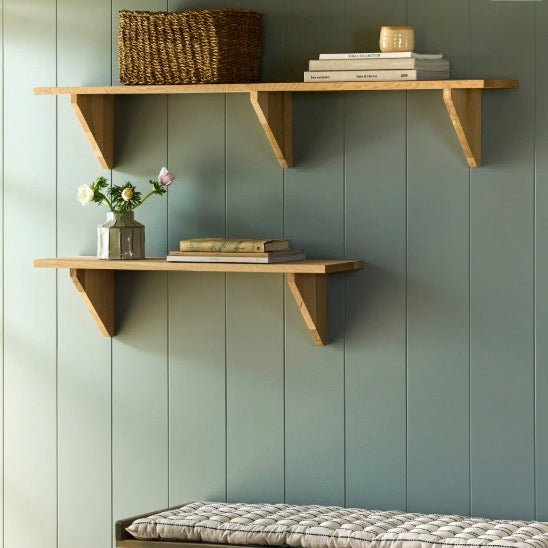 Hambledon Oak Shelf - 2 Sizes1 - Duck Barn Interiors