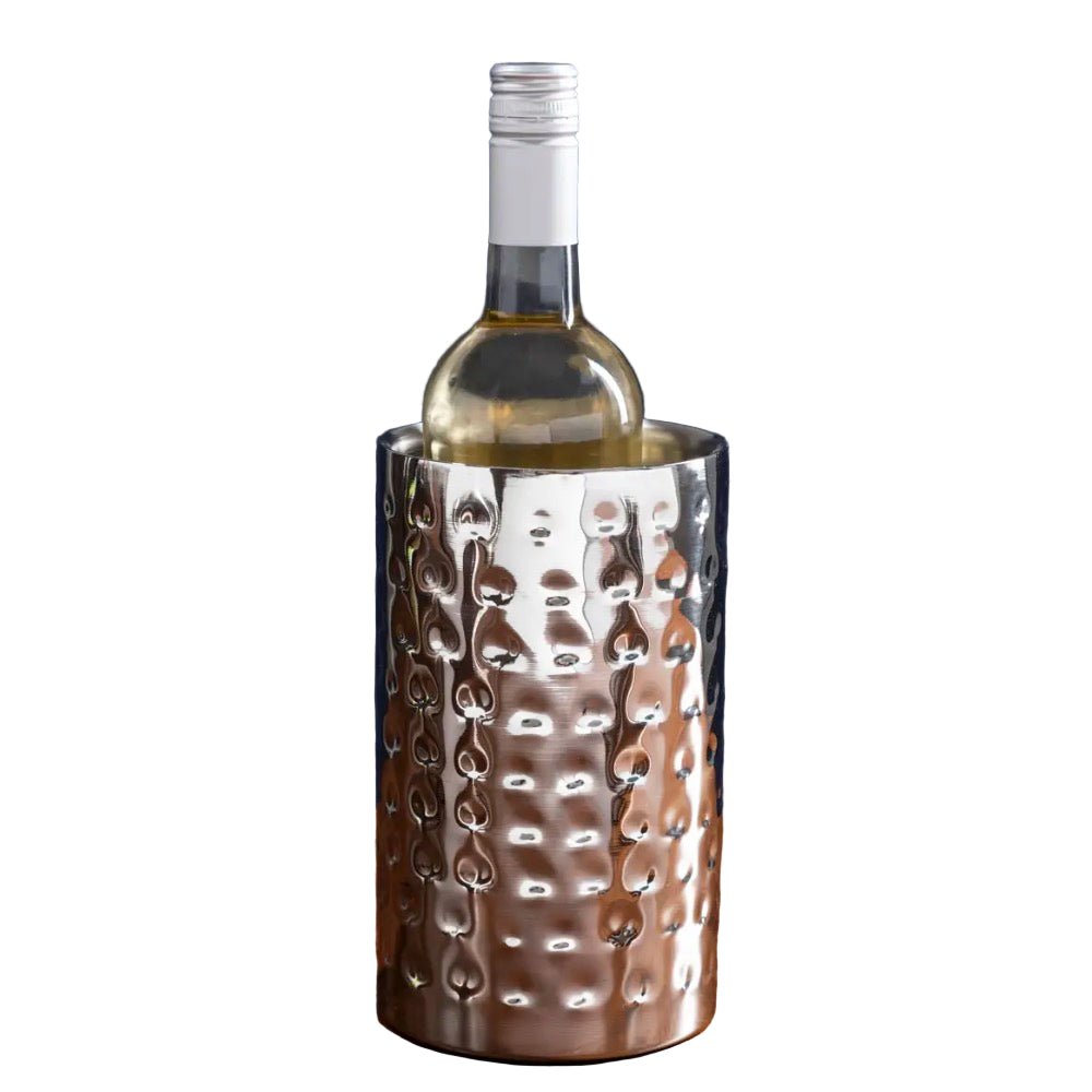 Hammered Effect Champagne Cooler3 - Duck Barn Interiors