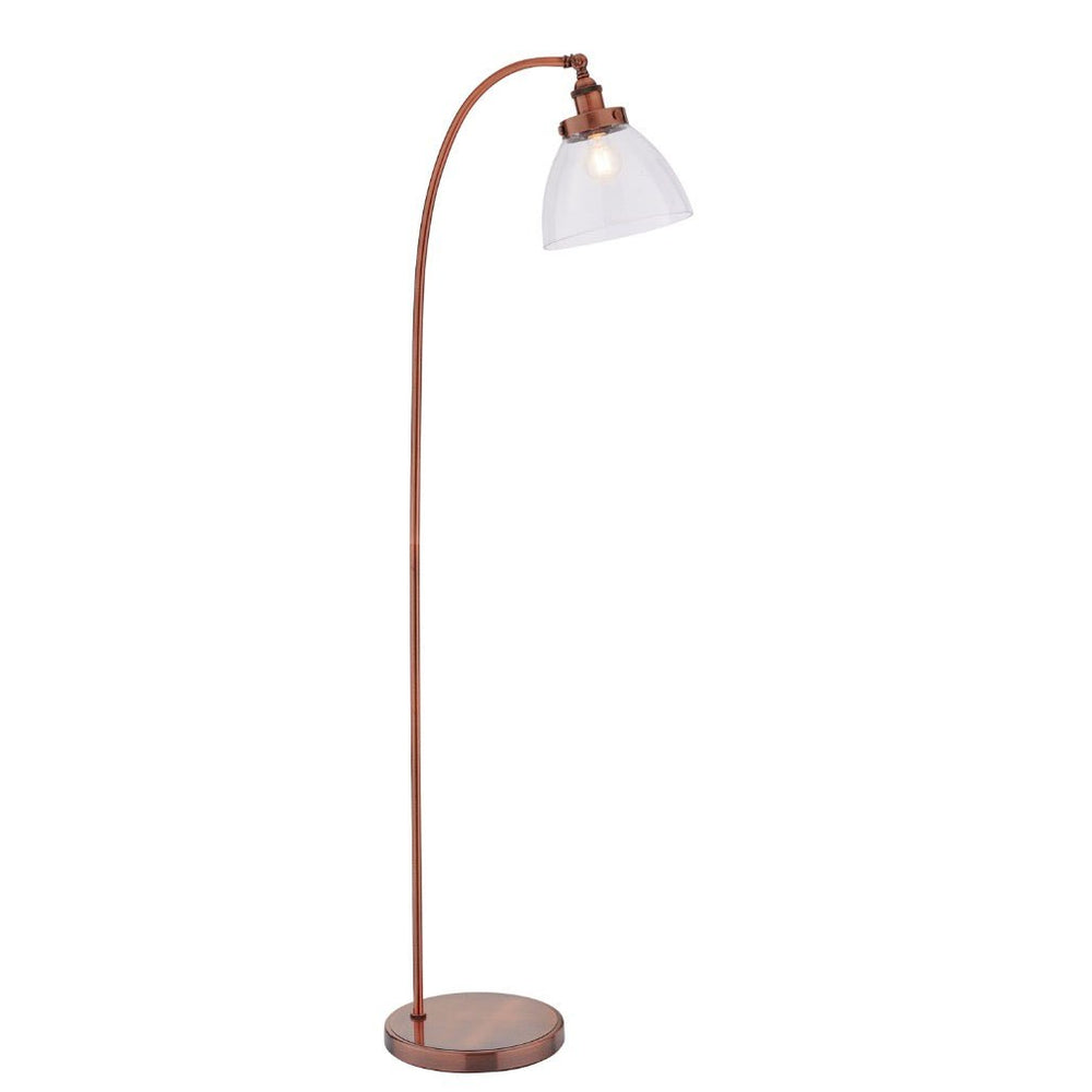 Hansen Floor Lamp - Aged Copper7 - Duck Barn Interiors