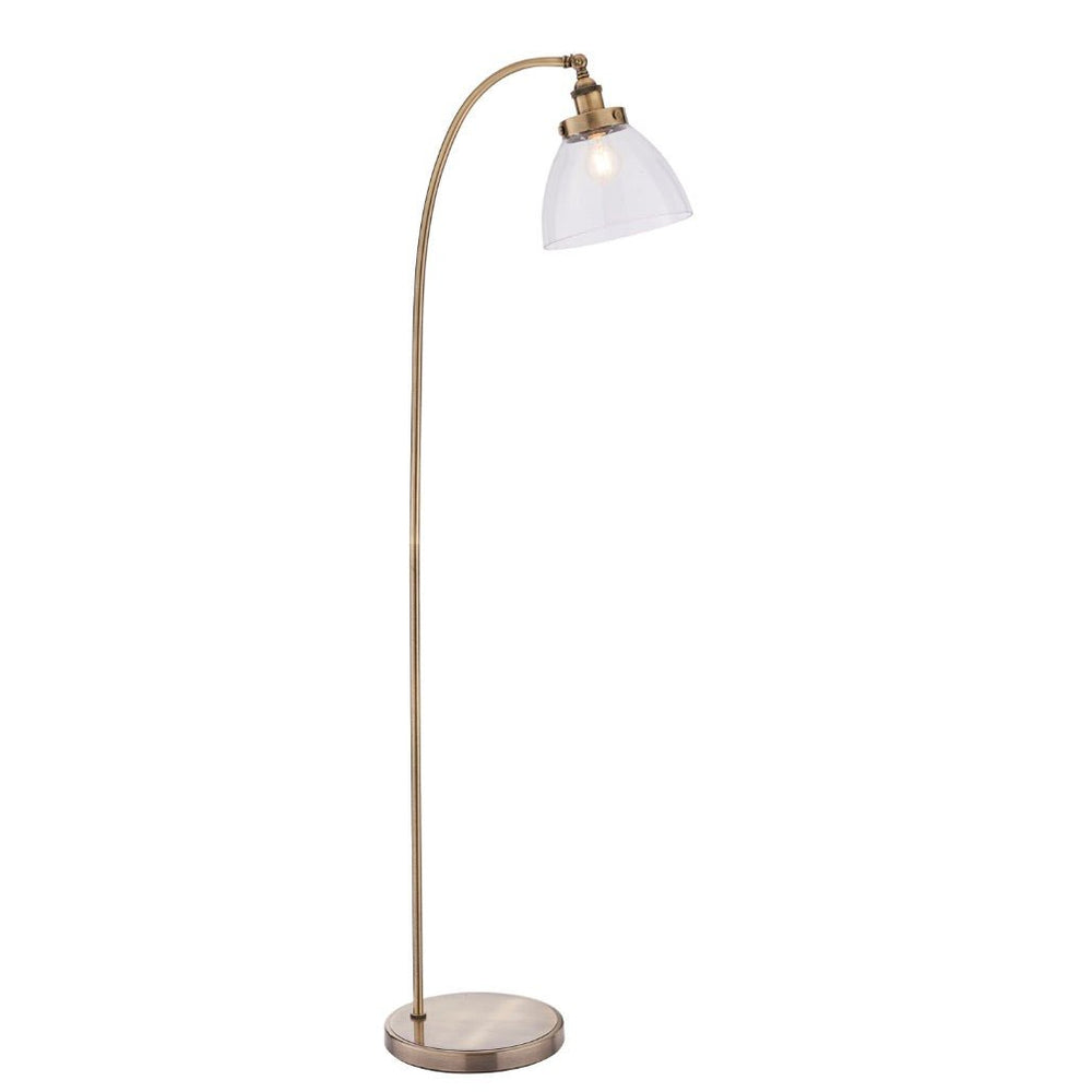 Hansen Floor Lamp - Antique Brass7 - Duck Barn Interiors
