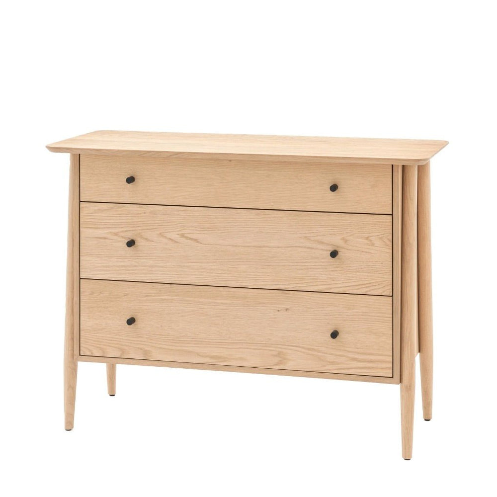 Hatfield 5 Drawer Chest - Oak4 - Duck Barn Interiors