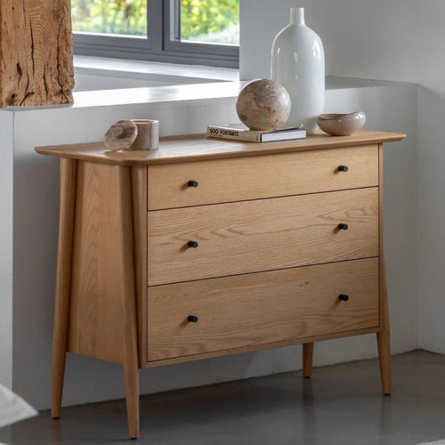 Hatfield 5 Drawer Chest - Oak