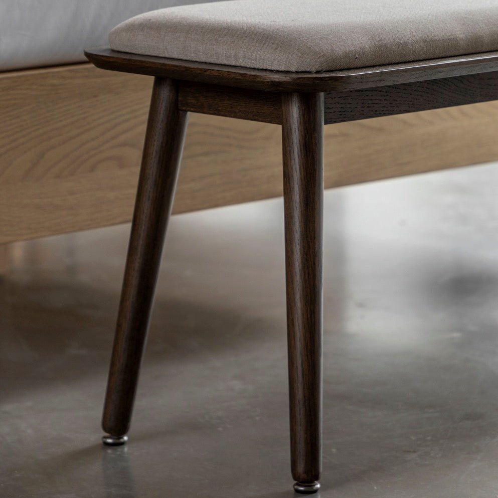 Hatfield Bench - Smoked Oak2 - Duck Barn Interiors