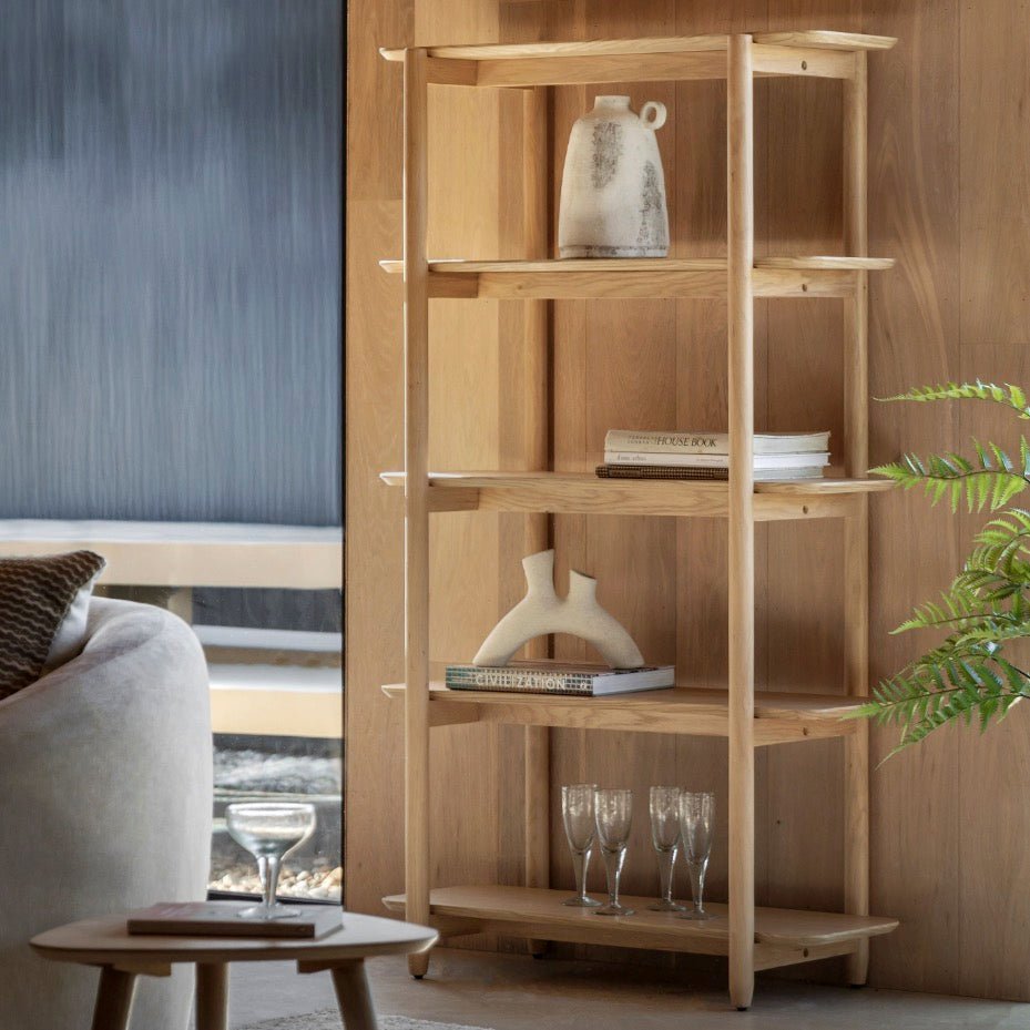 Hatfield Oak Open Shelving - Tall2 - Duck Barn Interiors
