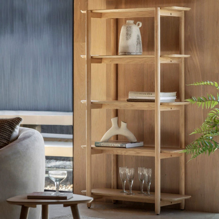 Hatfield Oak Open Shelving - Tall2 - Duck Barn Interiors
