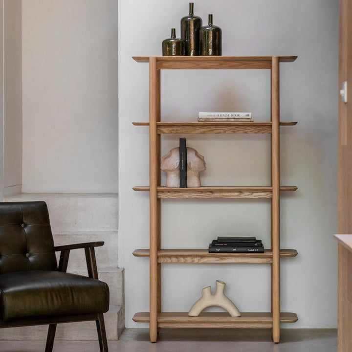 Hatfield Oak Open Shelving - Tall1 - Duck Barn Interiors