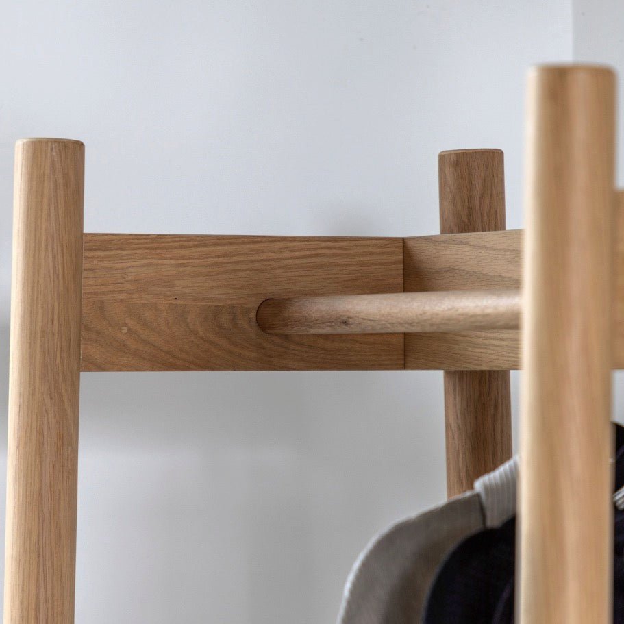 Hatfield Open Wardrobe - Natural3 - Duck Barn Interiors